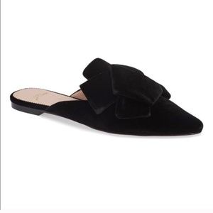 J. Crew Marina Slide in Black Suede